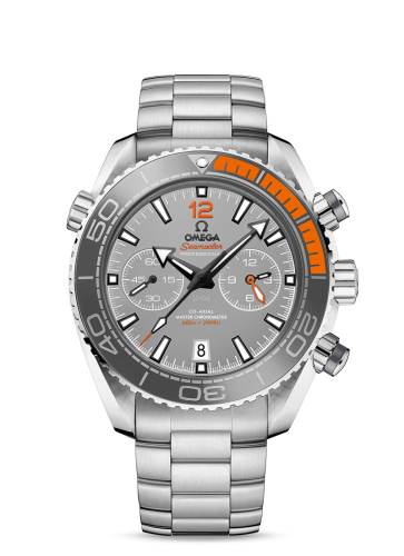 Omega Seamaster Planet Ocean 600M Co-Axial 45.5 Master Chronometer Chronograph Titanium / Grey / Bracelet